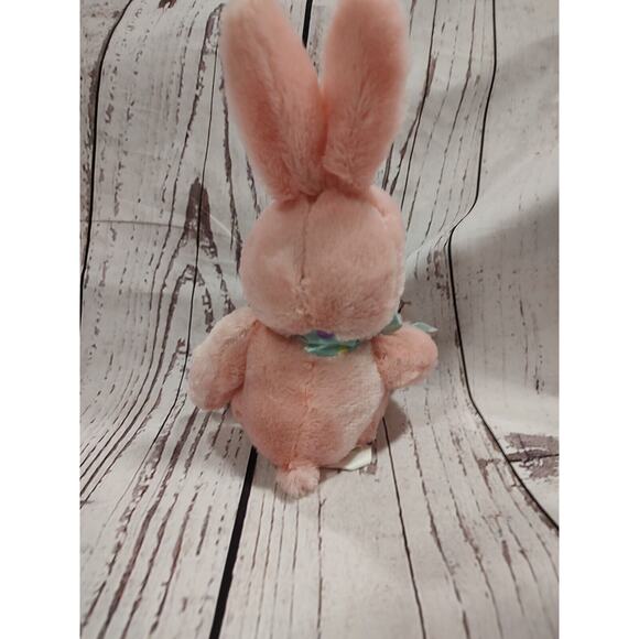 Pink Color Bunny Plush Rabbit Stuffed Animal 9"Easter plush - Picture 5 of 7